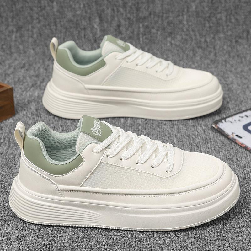 Mesh little white shoes men's spring and summer Korean version trendy versatile breathable board shoes comfortable thick sole heightening sports and