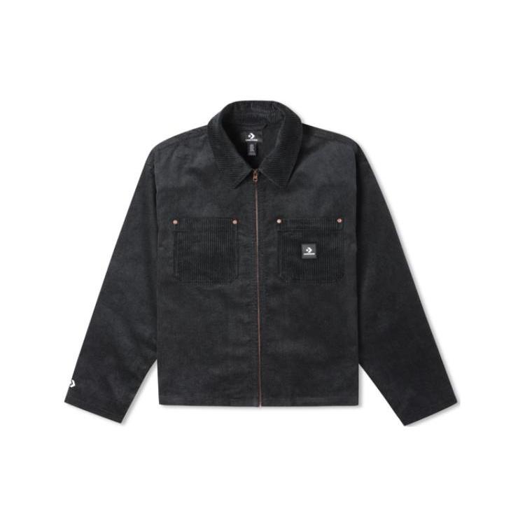 Converse Lightweight Shop Jacket Asia Sizing Black Men s 10023770-A01 L