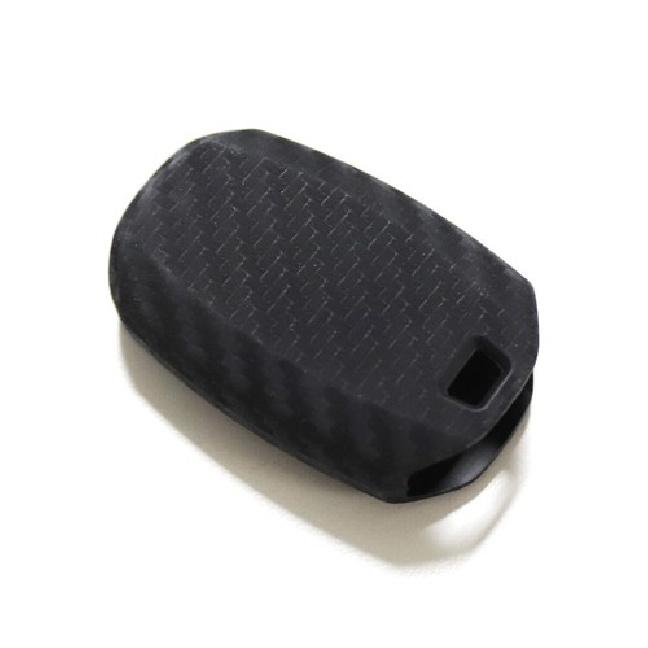 Carbon Fiber Soft Silicone Key Fob Cover For Hyundai Kona Veloster Elantra GT...