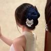 Striped Pattern Triangle Shark Clip Silver Hair Accessory Ethnic Style Hair Claw  Commuting