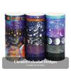 Space Washi Tape Starry Celestial Gold Foil for Crafters