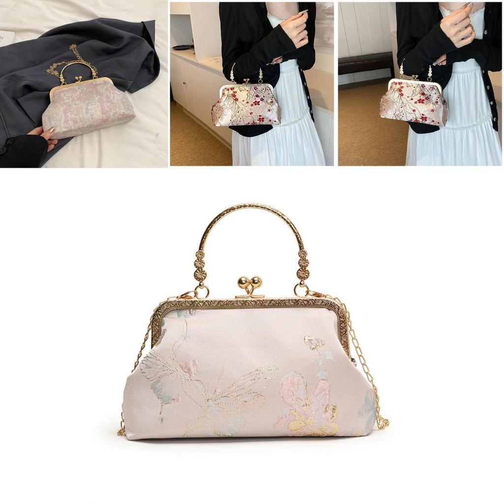 Chic Silk Shoulder Bag Stylish And Trendy Street Fashion Summer 2024 Unique Design