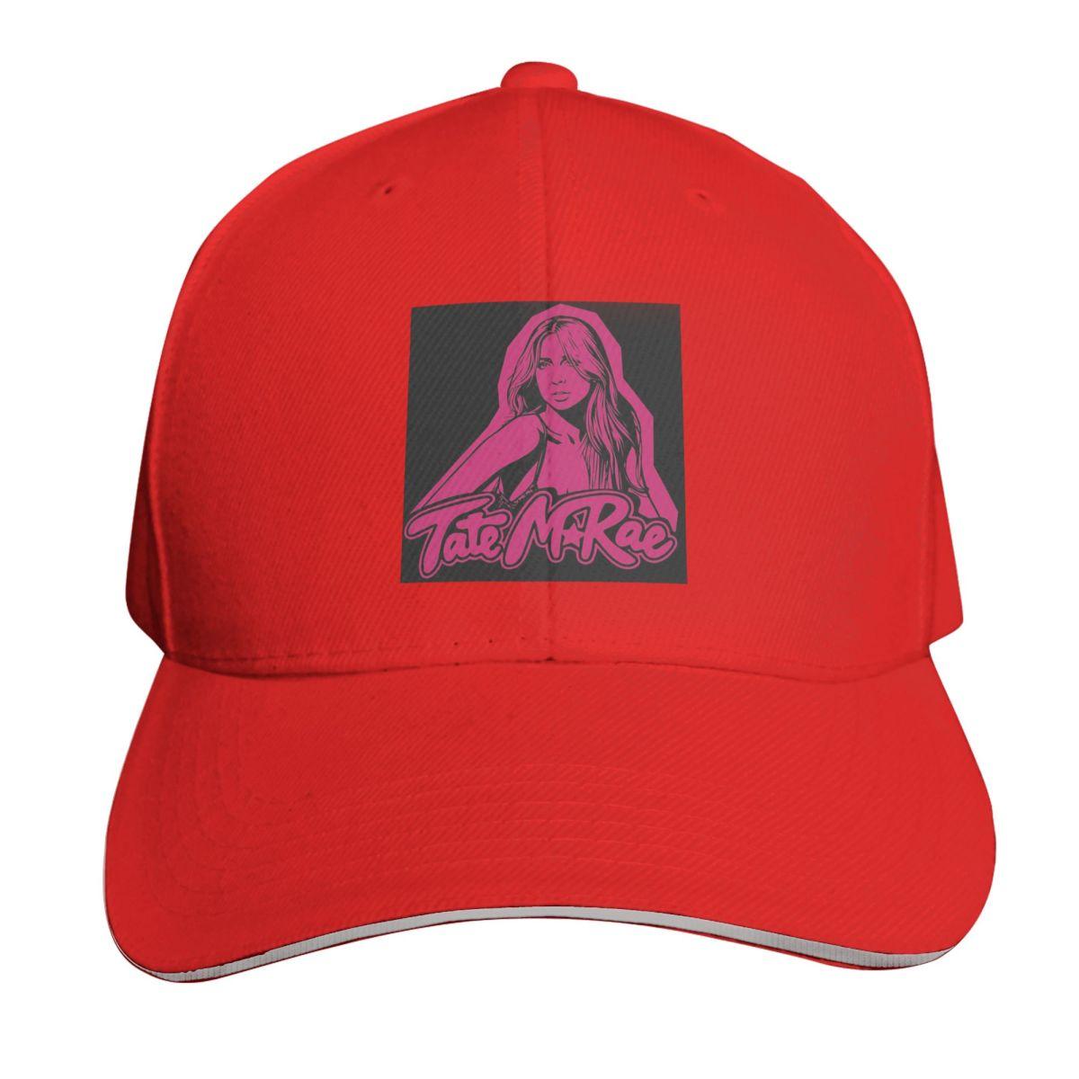 

T8 2025 Концерт Тейт Макрей Кепка Модная Повседневная Бейсболки Регулируемая Кепка Хип-Хоп Летняя Унисекс Бейсболки One Size