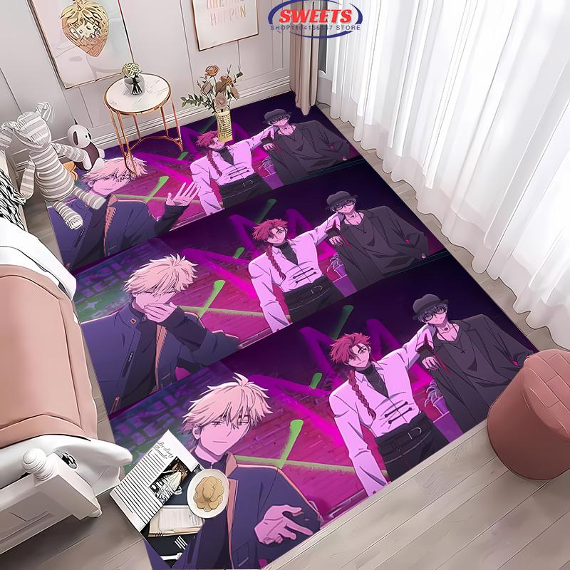 Bilibili Link Click Carpet New Release! Anti-slip Sound Insulation,Rug for Living Room Bedroom, Bedside Office Areas,Durable Mat