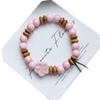 Retro Forest Style Ceramic & Wooden Bead Bracelet - New Chinese Zen Versatile Jewelry
