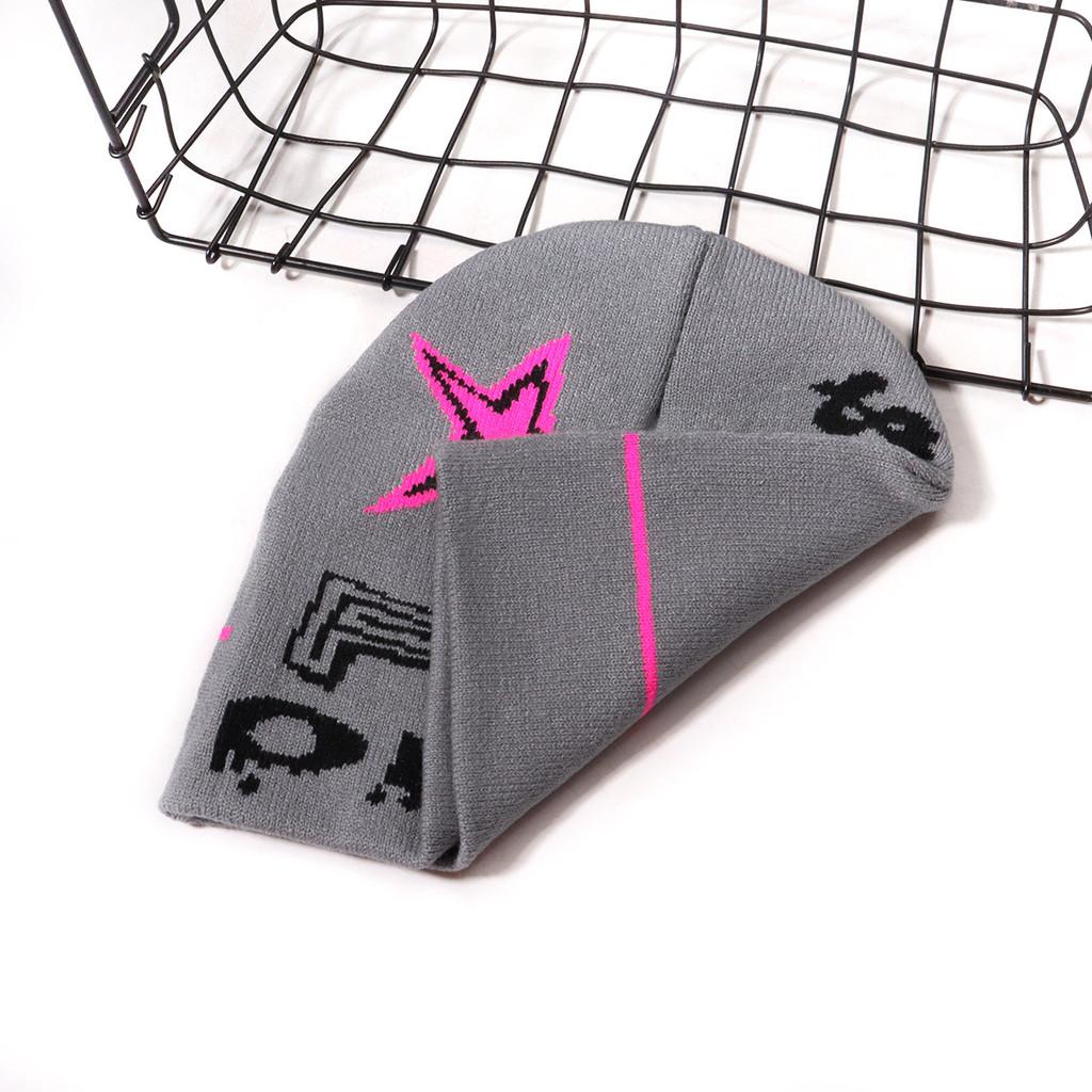 Acrylic Knit Hat With Letter Design For Hip Hop And Street Fashion Enthusiasts