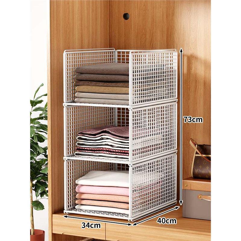 Organizator szaf: Warstwowe przegródki do przechowywania ubrań