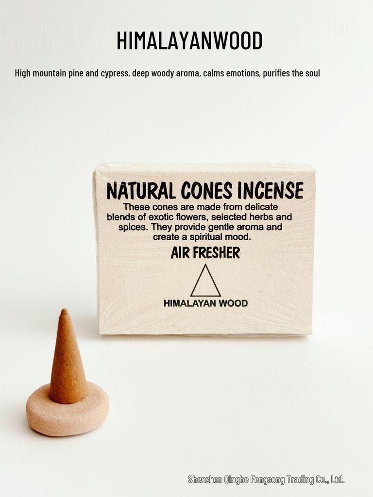 Lotus Tower Genuine Indian Handmade Aromatherapy Cone Incense - Natural Ingredients to Purify & Calm the Mind