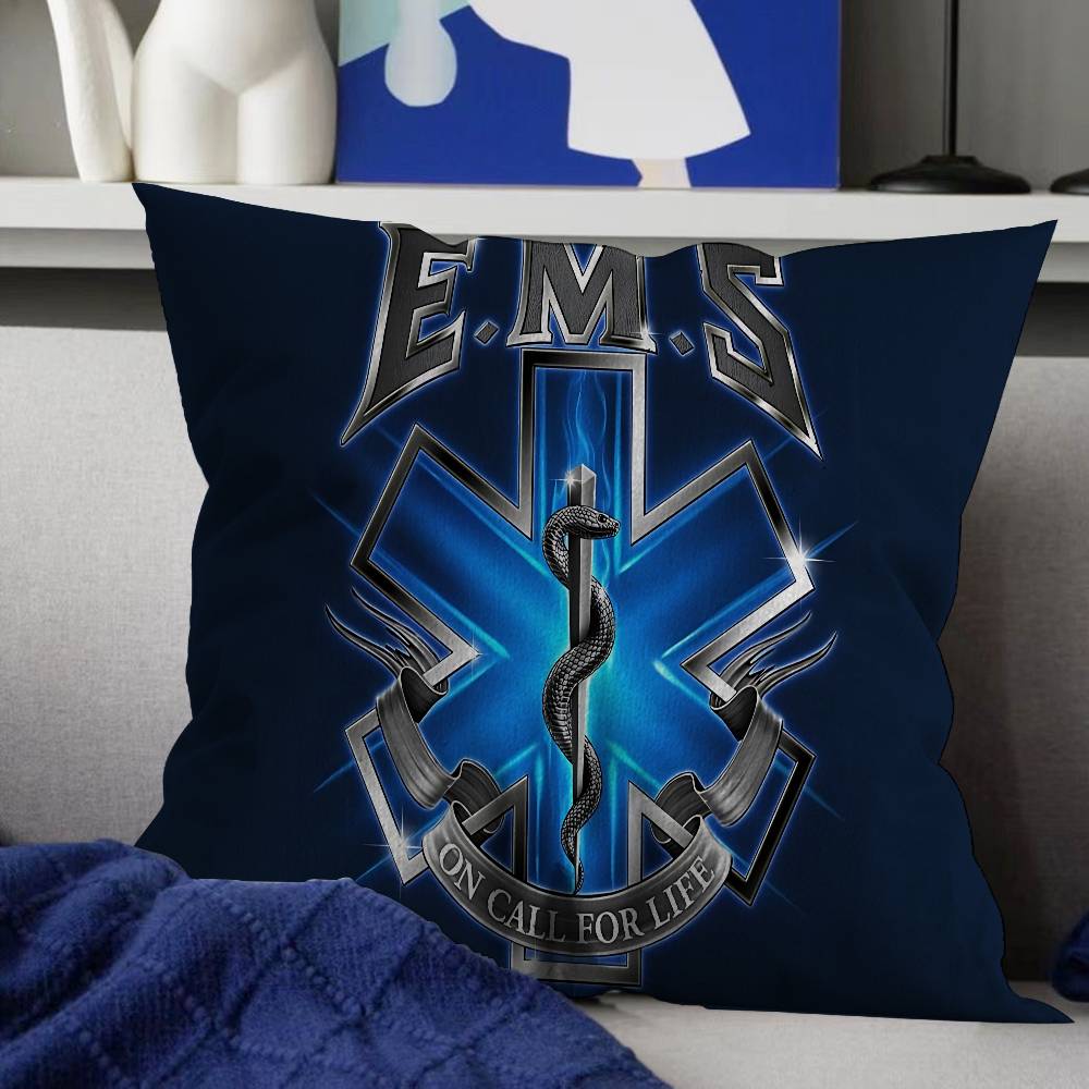 Ems Star Of Life Cushion Cover Pillow Cover Decor Pillowcase Printed Cushion Case For Couch