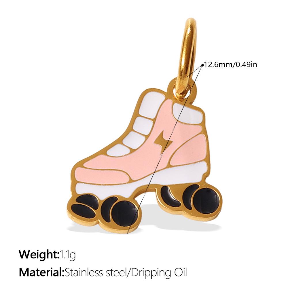 European and American Fun Shape Oil Drop Pendant Vehicle Sports Elements Colorful Color Scheme Personalized DIY Pendant