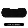 Coussin de siège d'hiver en peluche noire à grands yeux pour Changan CS35, CS55PLUS, CS75