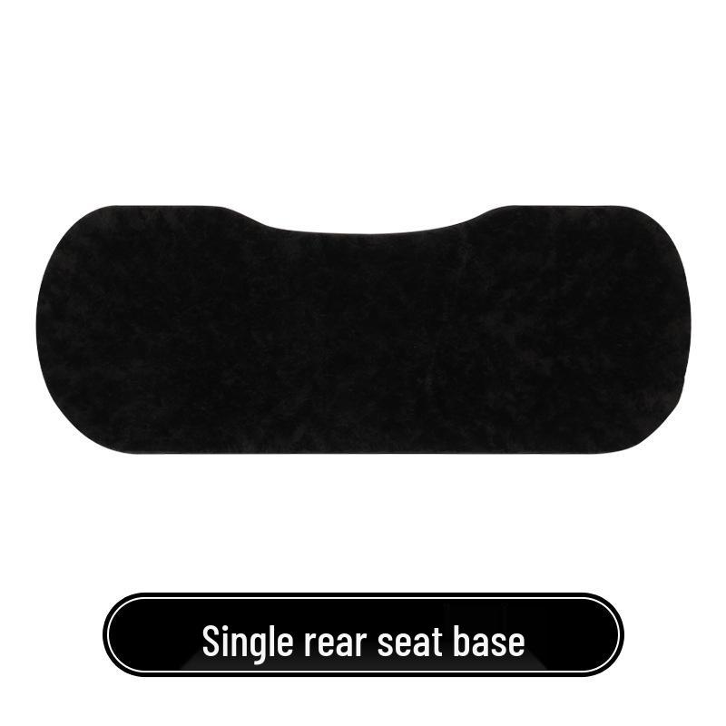 Coussin de siège d'hiver en peluche noire à grands yeux pour Changan CS35, CS55PLUS, CS75