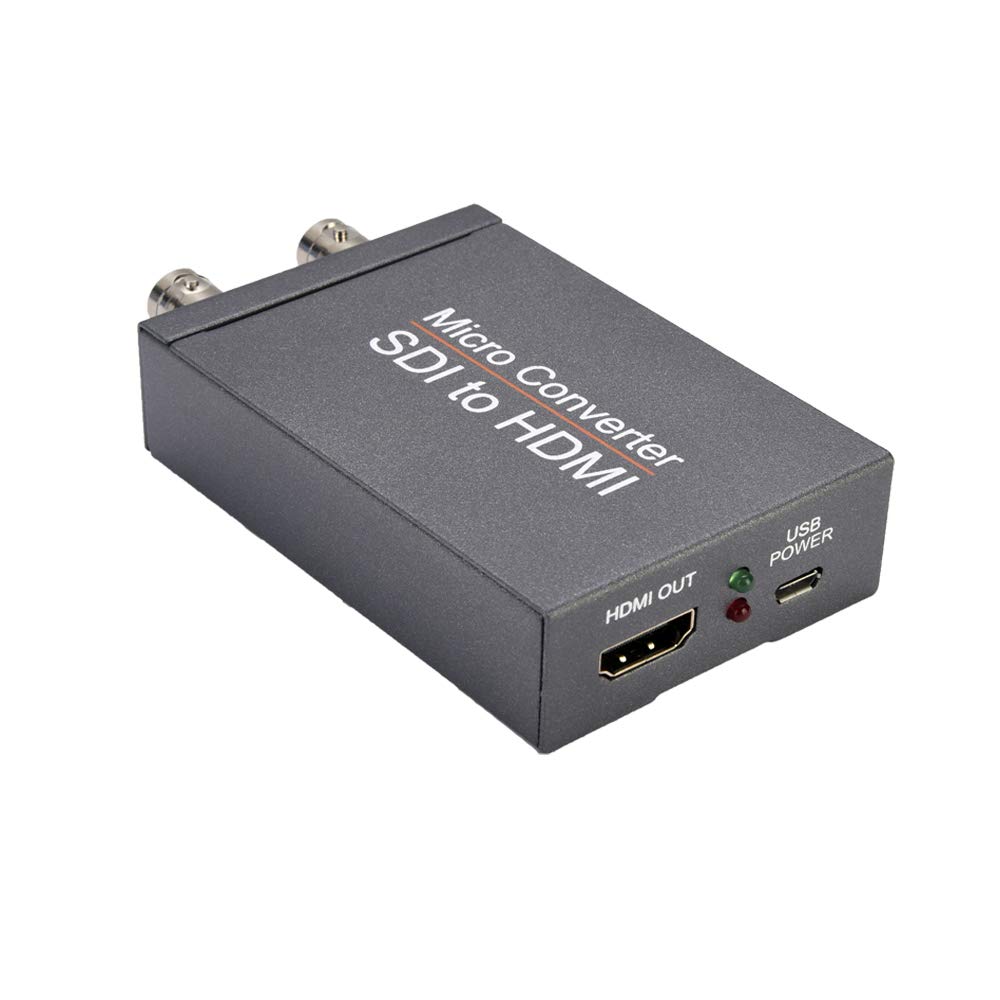 SDI to HDMI SDI to HDMI Audio Auto Format Stereo Audio Support Converter, De-embedder, 3G-SDI, HD-SDI, SD-SDI, Detection, De-embedder