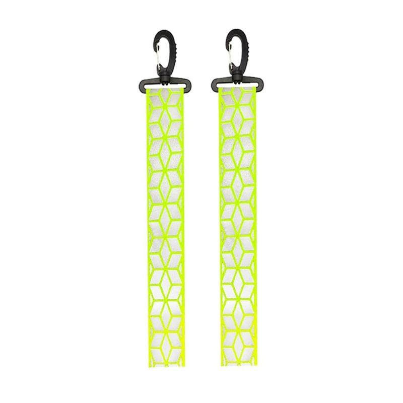 Safety Reflector Cycling Keychain Reflective Pendants Bag Safety Marker