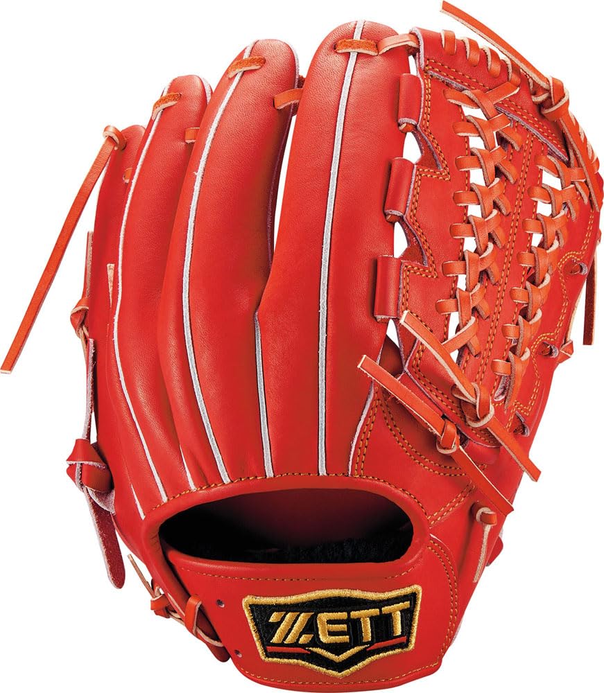 

ZETT Pro Status Softball Glove for Deep Orange BRGB30245 Left-Handed Throwers, (5800)