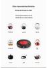 Electric Ceramic Stove & Tea Kettle: Multi-functional Brewer with Timer for Office & Home Tea Brewing