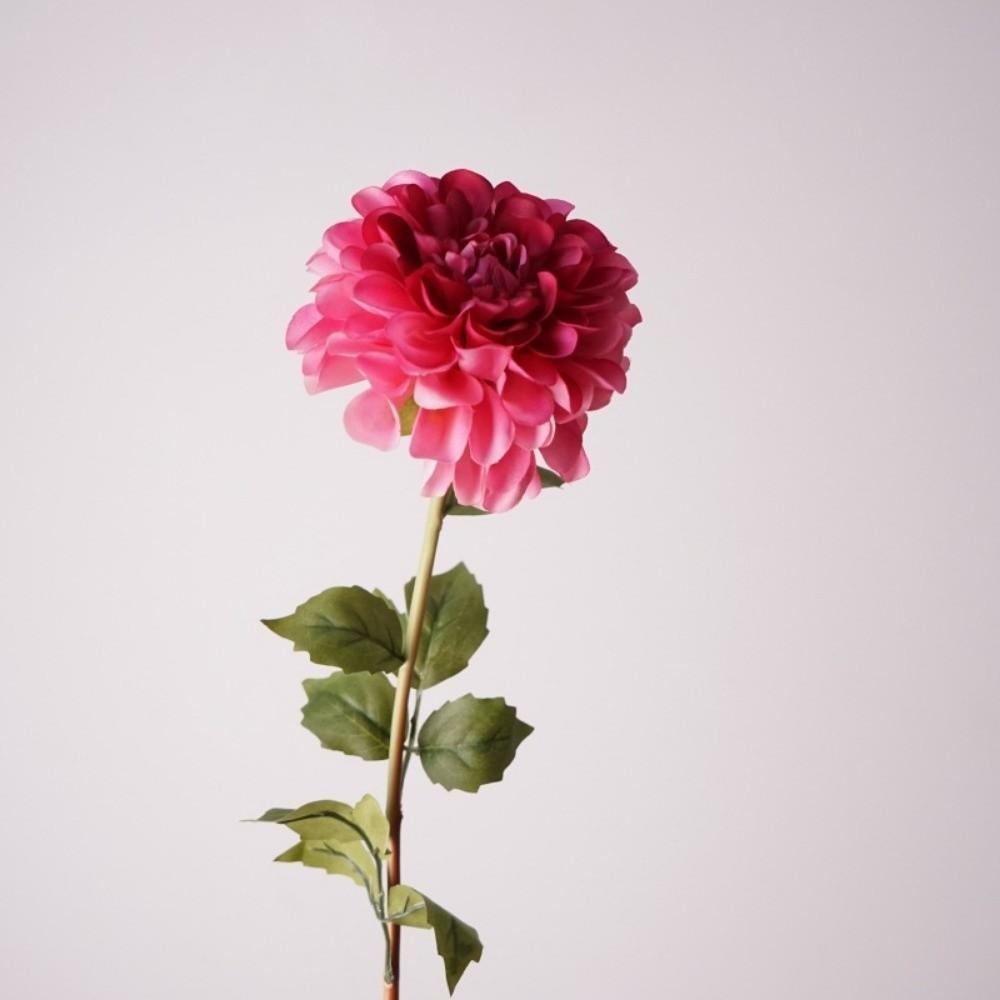 New Silk Artificial Dahlia Flowers Decorative Pink Chrysanthemum Fake Flower Floral Artificial Faux Plants Home Decoration