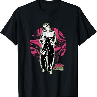 JoJo Part 4 Diamond Is Unbreakable Josuke with Circle & Logo T-Shirt
