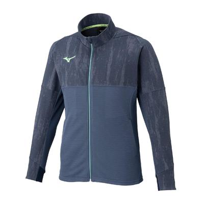 Training Wear Stretch Size L Warm-Up Jacket, Jersey, 32MCC005, Unisex, Indigo,