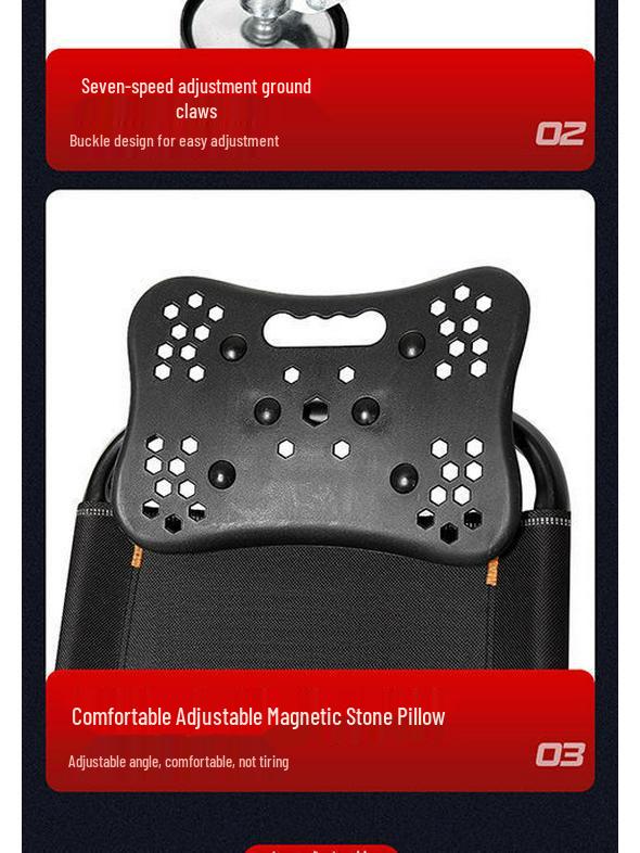 Jiangshan Multifunctional Folding Fishing Chair - Portable Reclining All-Terrain Stool