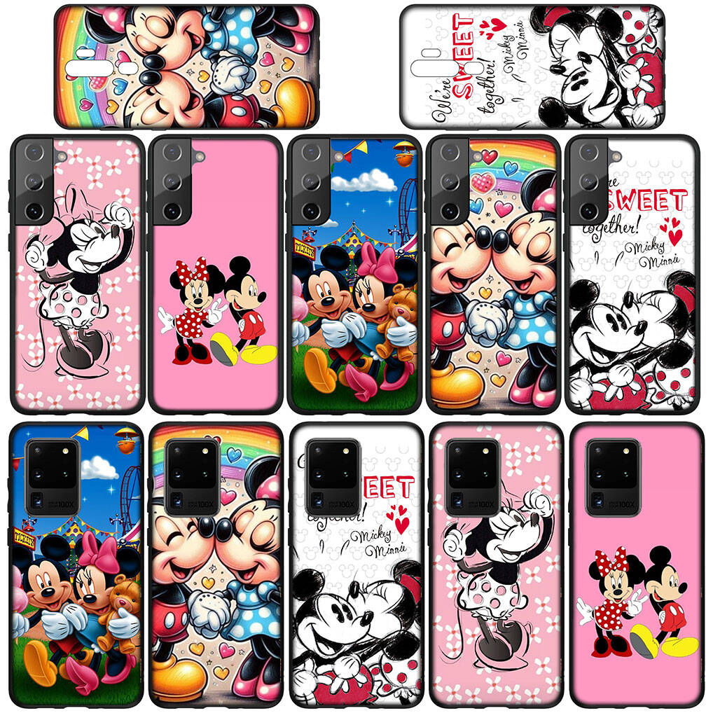 for iPhone 17 15 Xiaomi Poco F7 F8 X7 X6 C85 C75 C71 M8 Redmi Note 14 13 12 11 Pro Max 14C 13C 15C A3 A4 Phone Case Cartoon Minnie Mickey Mouse Cover
