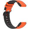 26mm Watch Band For Garmin Enduro 3/Fenix 8 51mm/Instinct 2X Leather Coated Silicone Adjustable Length Strap