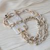 New Phone Accessory Long Cellphone Chain Anti Lost Universal Alloy Shoulder Neck Crossbody Phone Strap Phone Case Holder Chain