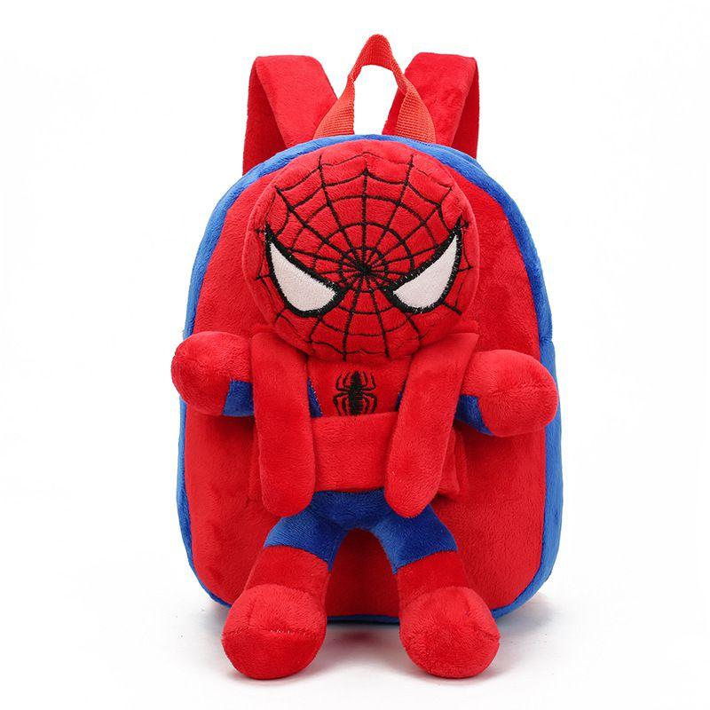 The Avengers Spiderman Captain America Batman Plush Backpack For Kids Durable And Safe