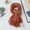 Women's Double-sided Wool Cashmere Scarf Shawl: New High-end Autumn/Winter 2026 Style