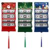 DIY Cash Gift Card Holder with 10 Slots Xmas Surprise Card Wallet Folding Greeting Card Envelope for Home Gathering Party Gift