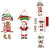 Christmas Door Hangings Set Of 3pcs In Different Styles Perfect For Merry Christmas