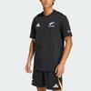 Adidas X Marvel Collaboration Rugby FW25 All Blacks Rugby Crew Neck Pullover Knit Short Sleeve T-Shirt Men Tops JV9968