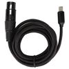 Byger USB C To XLR Female Cable, USB C Microphone Cable Plug and Play Durable Low Noise 20Hz To 20KHz High Sampling Rate for Studio