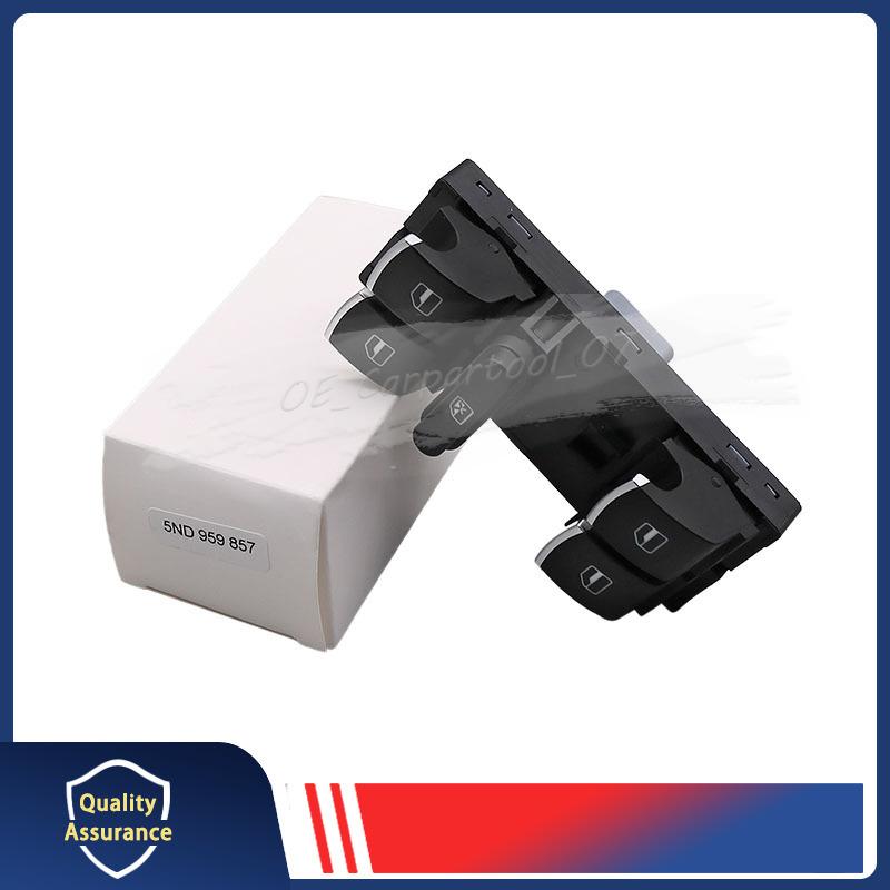 5ND959857 For Volkswagen Jetta Tiguan Golf Passat B6 CC Touran Seat Leon MK2 Driver Side Master Window Control Switch
