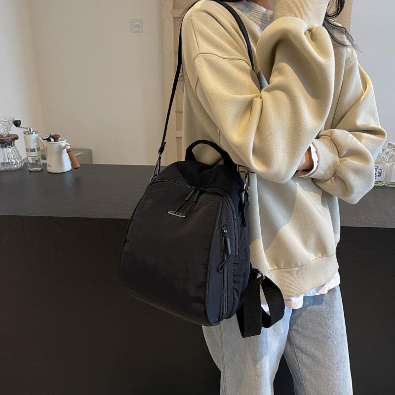 Schoolbag Backpack Women's 1011 New Fashion Casual Versatile Travel Small Backpack College Student School Bag Lightweight Shoulder Bag