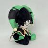 25CM Freak Circus Plush Toy Harlequin Stuffed Doll Green Black Jester Soft Anime Character Kids Birthday Gift Decoration