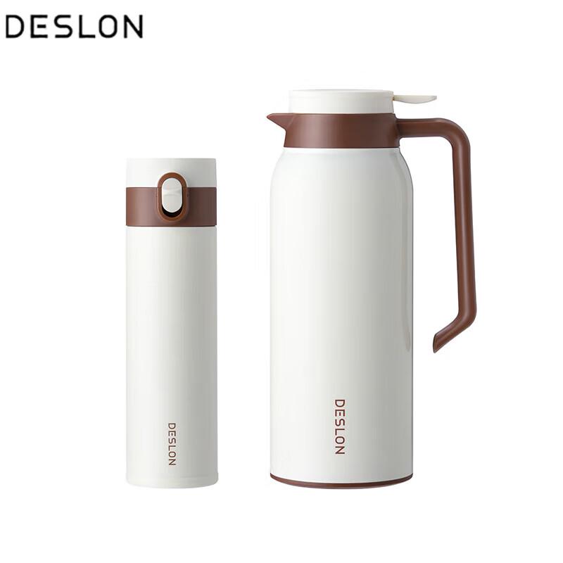 DESLON Insulated Thermos Pot and Mug Set
