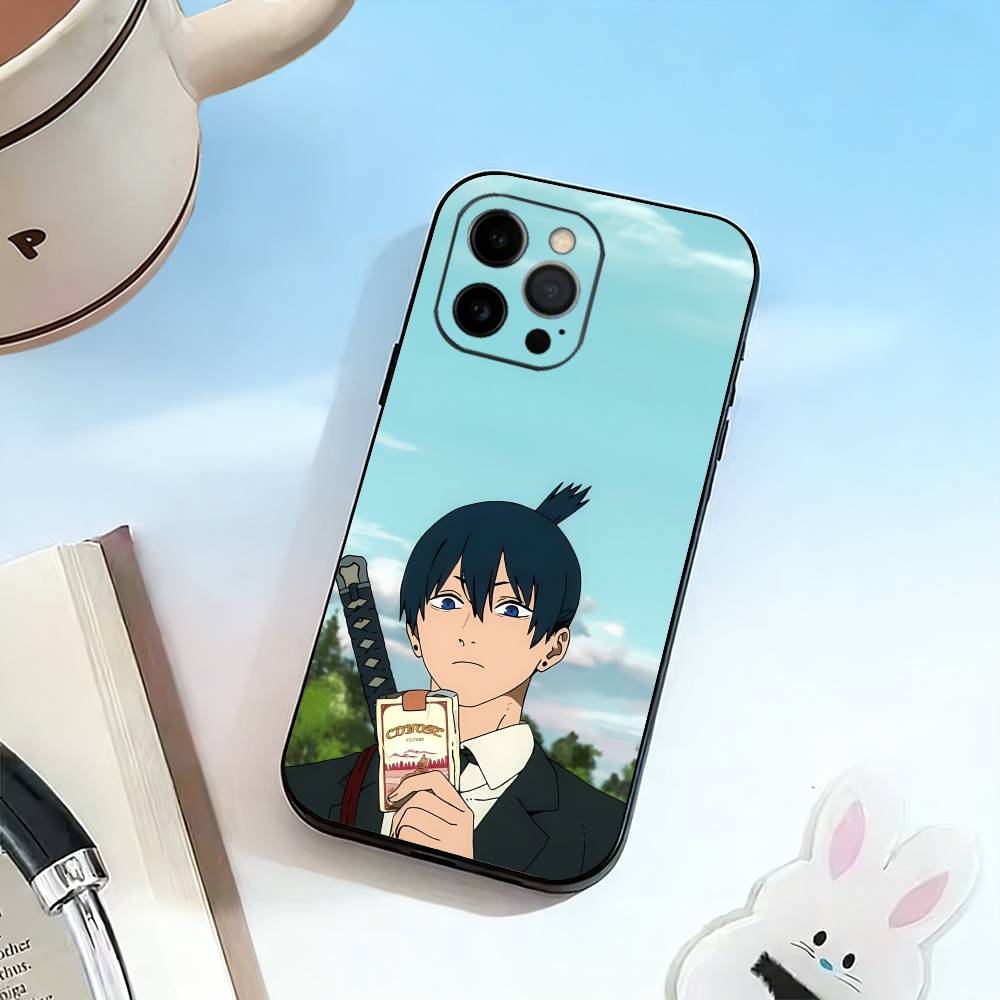 

C-Chainsaw M-Man Phone Case Silicone Soft For IPhone 17 16 15 14 13 12 11 X XR Plus Pro Max Plus iPhone13PRO