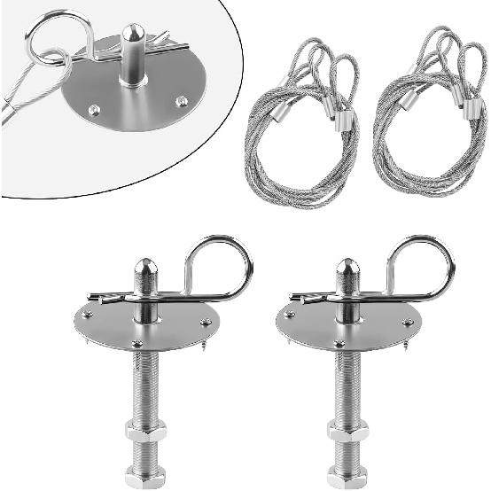 Hood P Kit for Car, Stainless Steel, Universal Engine Hood P, Red