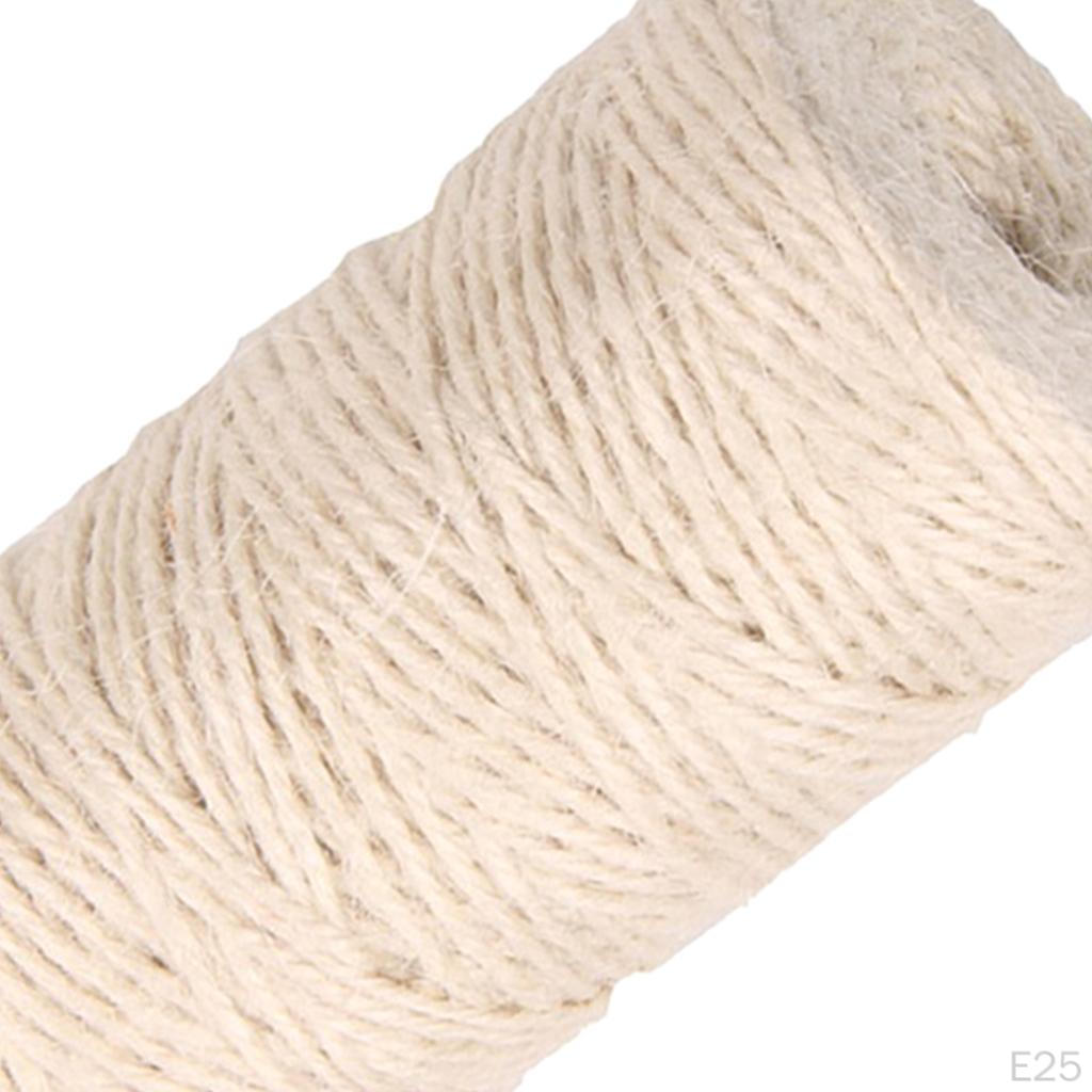 Jüt İp 2mm Halat Paketleme Malzemeleri Sarma İpi el sanatları ev ve bahçe Dekorasyonları