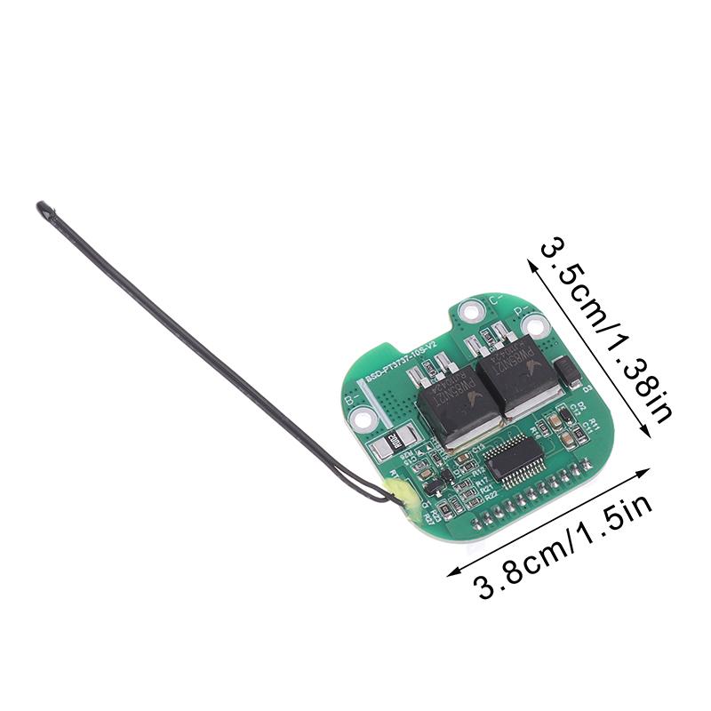 10S 36V 15A Bms Split Ports With Temperature Control For Scooter Lithium 18650 Battery Pack