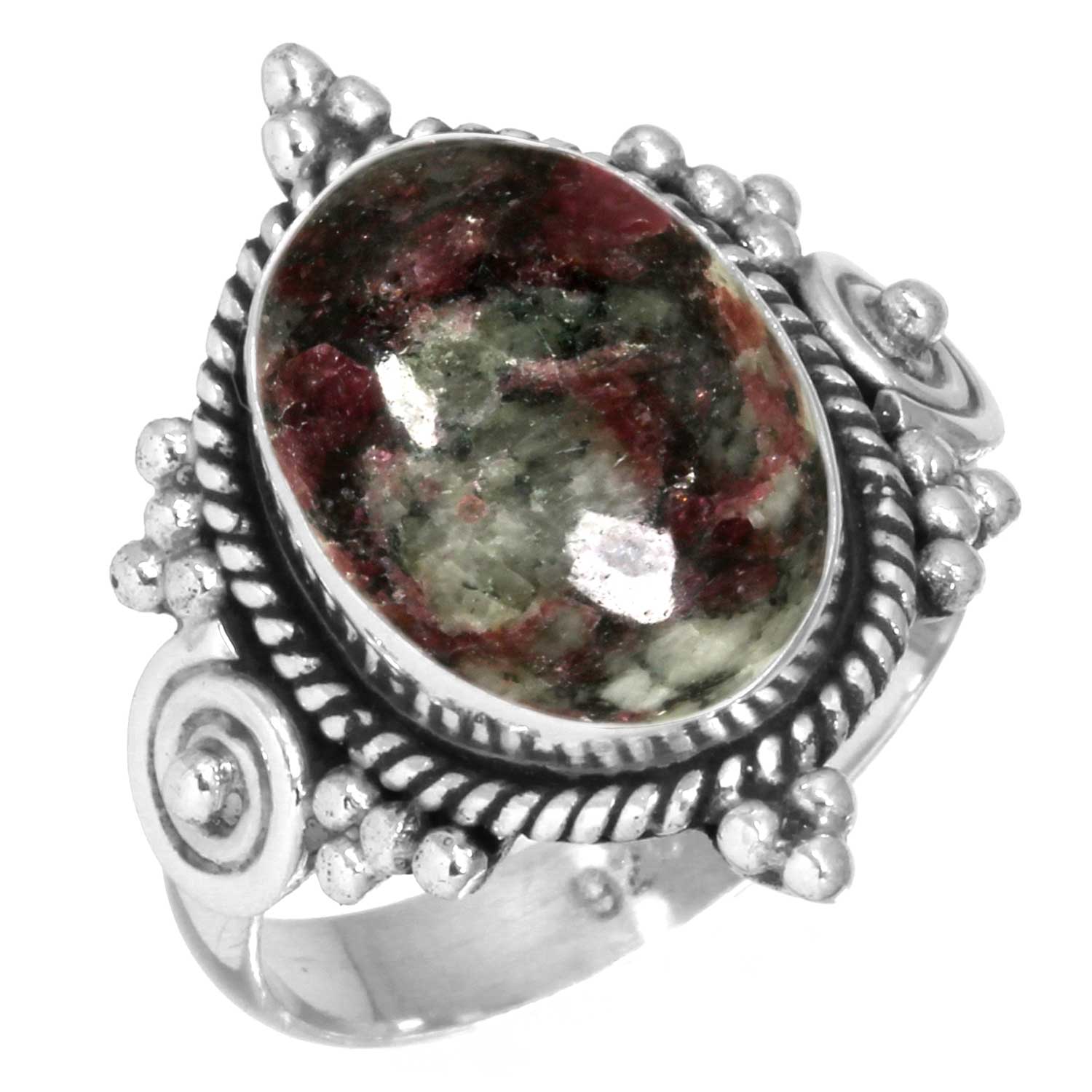 

Кольцо из стерлингового серебра 925 пробы, женское ювелирное изделие ручной работы, свадебный подарок, сумасшедший кружевной агат, далматинец, дендрит, опал, эвдиалит, хаулит, яшма K2, винтаж 9