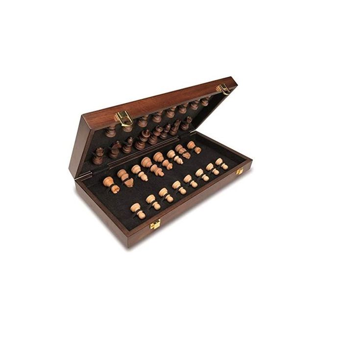 Jeu d'échecs - CAYRO - 1601 - Coffret marqueterie - 41 x 41 cm - Pour adultes et enfants à partir de 8 ans