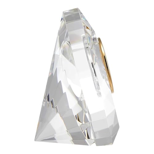NARUMI Teardrop Gift Gallery Clock, Clear, 9cm Tall, GG1000-15019
