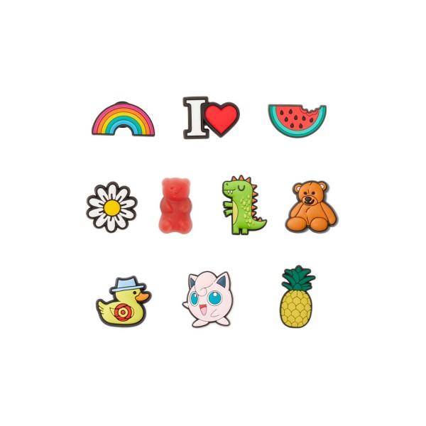  Crocs  Official Crocs Gibbitz Lovely 10 Pack Set