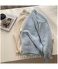 2025 Winter Women’s Chic Korean-Style Round Neck Knitted Pullover Sweater