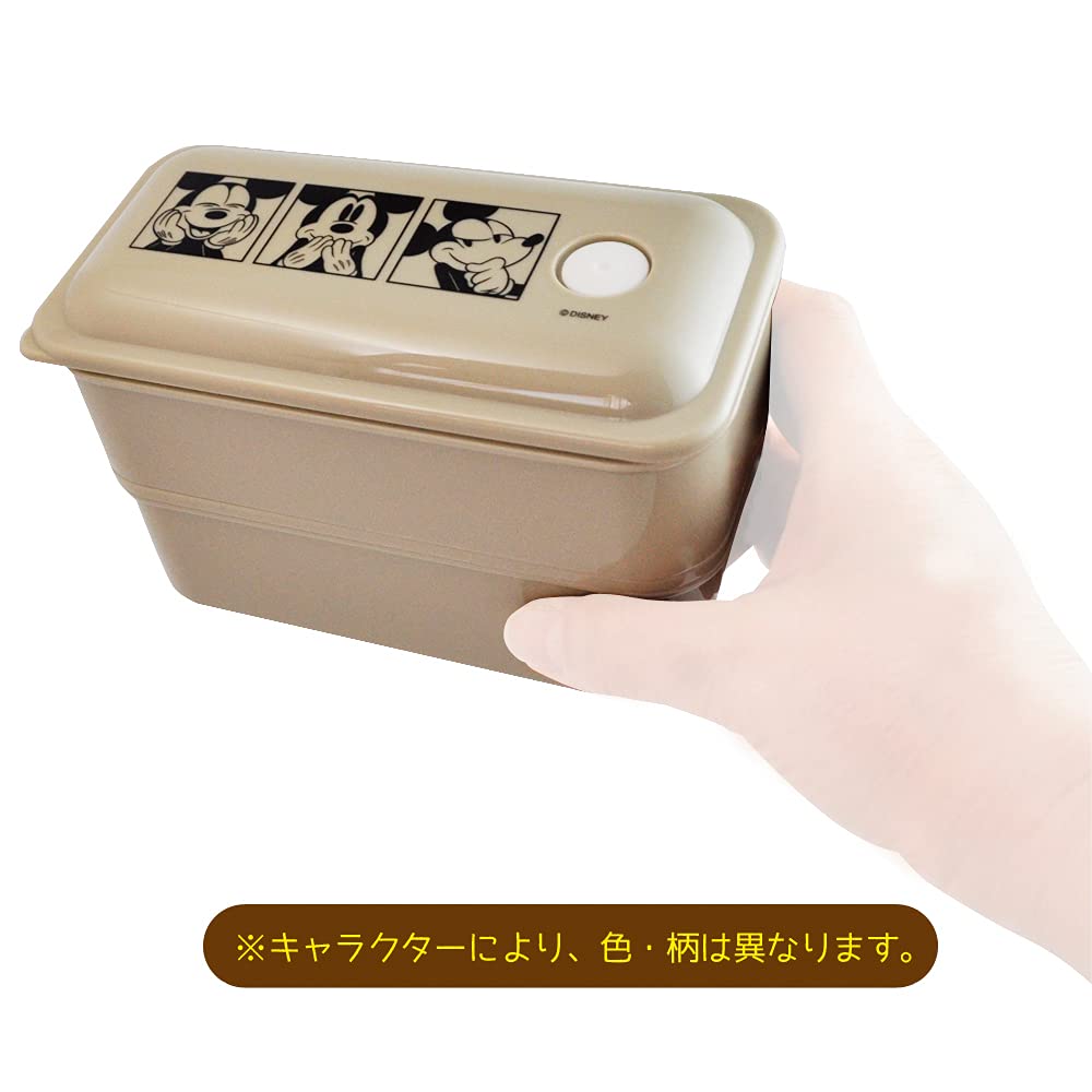 Skater Bento Silver Ion Fluffy Integrated Collection PALW6AG Box, (Ag+) Antibacterial, Serving, Gasket, Two-Tier, 550ml, Pokémon 21,