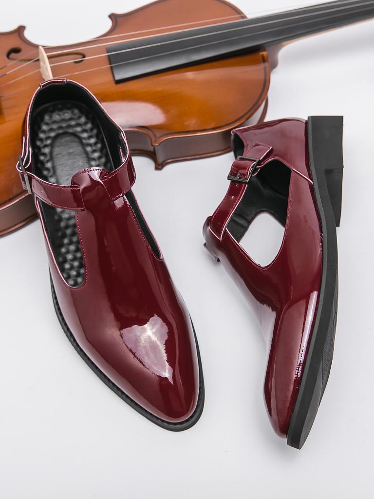 Nové ležérní kožené boty pánská móda britský styl formální kůže business pánské společenské boty Yuppie ploché římské boty pánské prodyšné