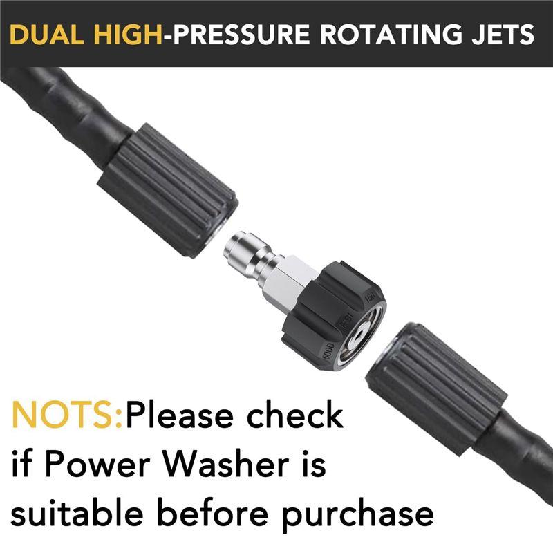 A20F-Pressure Washer Adapter Set, Quick Disconnect Kit, M22 Swivel To 3/8Inch Quick Disconnect, 3/4Inch To Quick Disconnect