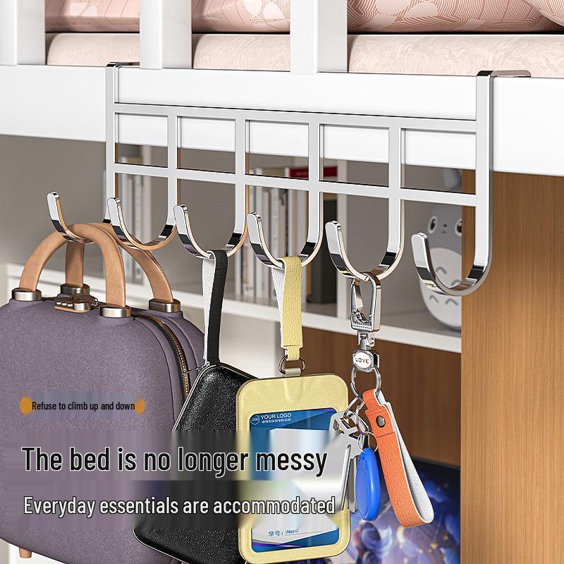 Stabiler Bohrfreier Hängeorganizer für Mäntel und Hüte hinter der Tür, Wandmontierter Haken für Kleidung und Schlüssel.